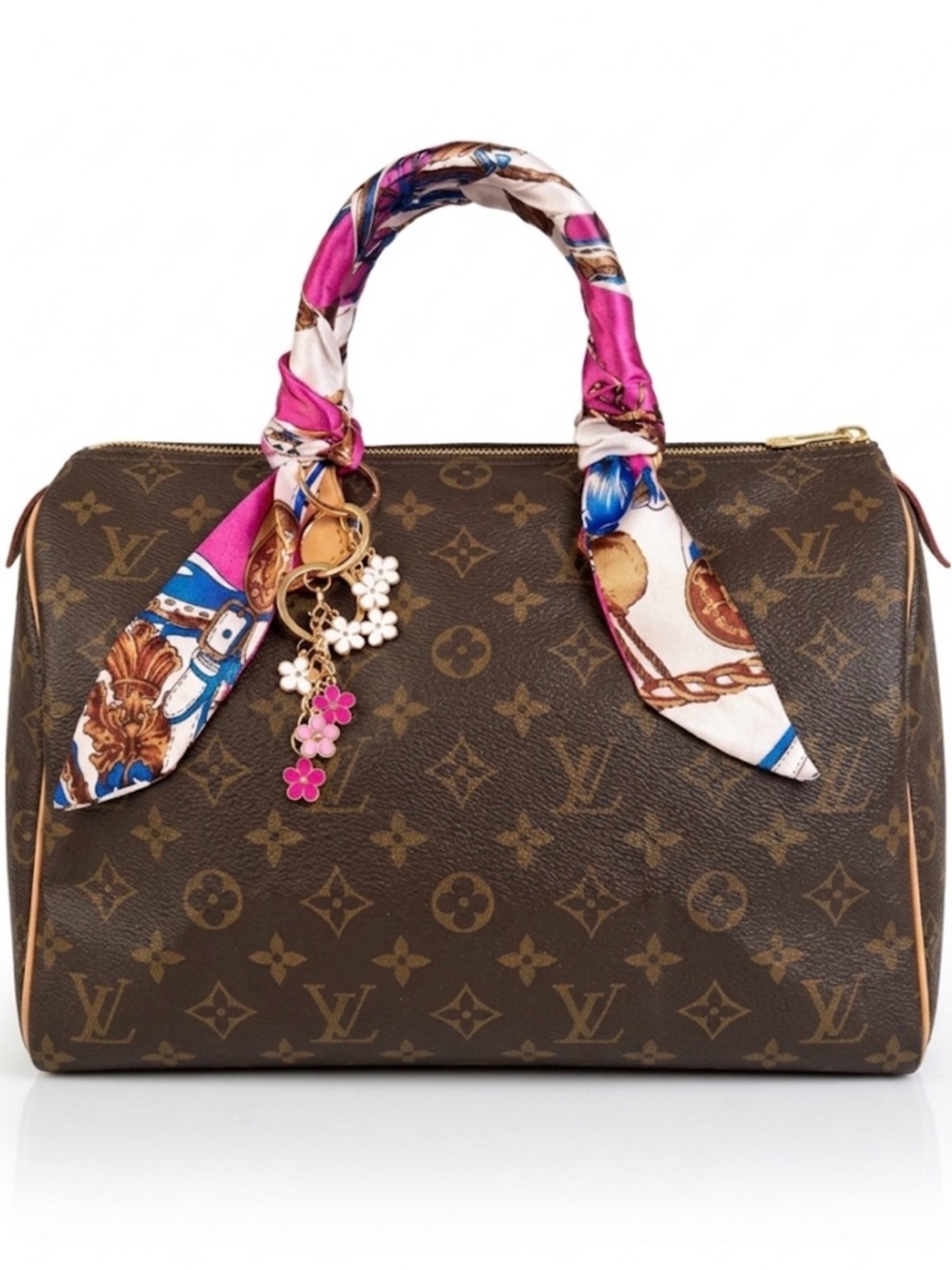 🔥LAST DROP🔥Louis Vuitton Speedy 30 Brown Monogram Satchel - Picture 2 of 13
